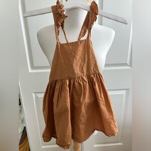 Girls rust color dress